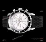 Swiss Grade Breitling Superocean Heritage Copy Watch SS White Dial